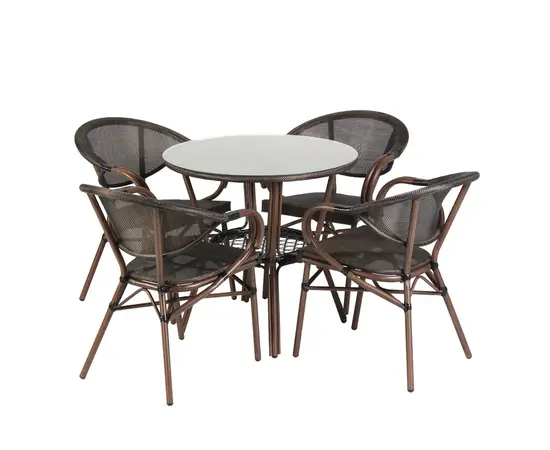 Garden furniture set table and 4 chairs ZT-0152B