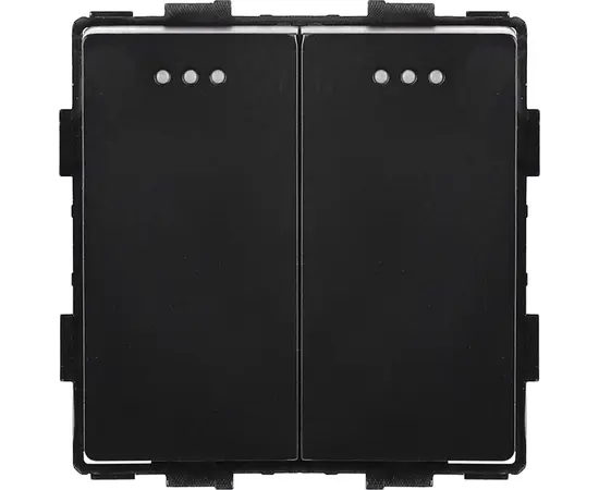 Switch without frame Socket Style 2 black