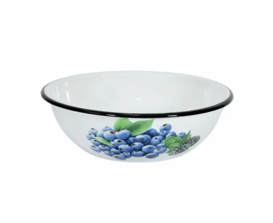 Enamel bowl 1,5l white 0308 2