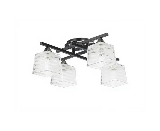 Люстра Bella Mita E27 4 6298-4 BK+CR черный хром