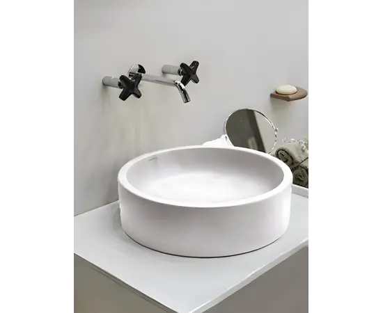 ხელსაბანი დასადგამი Valadares ''Malibu white'' D42 სმ