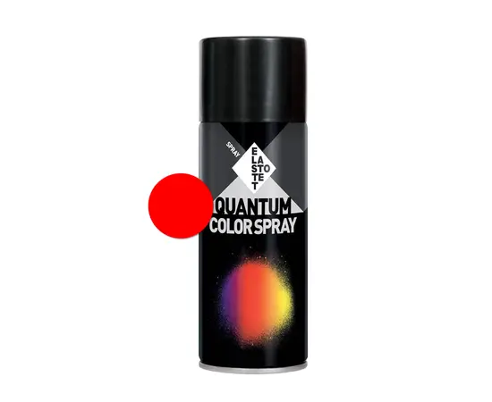 სპრეი საღებავი ფოსფორი Elastotet Quantum Color Spray F11 400ml წითელი