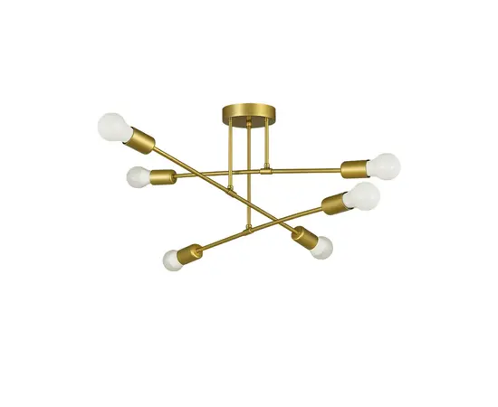 Люстра Bella Mita E27 6 0809-6 FG золото