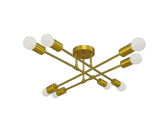 ჭაღი Bella Mita E27 8 0809-8 GD ოქროსფერი