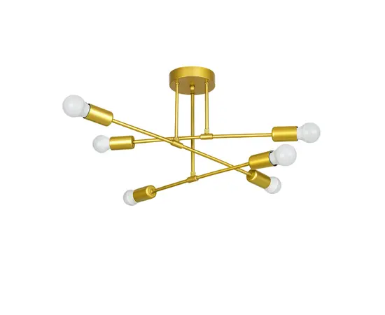 Люстра Bella Mita E27 6 0809-6 золото