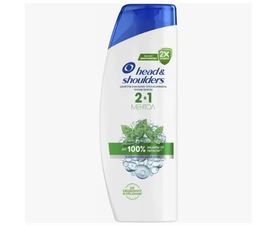 ქერტლის საწინააღმდეგო შამპუნი Head&Shoulders 2/1 360 მლ