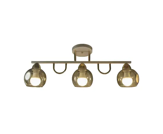 ჭაღი Bella Mita 3 E27 6280-3 WH+FG თეთრი ოქროსფერი