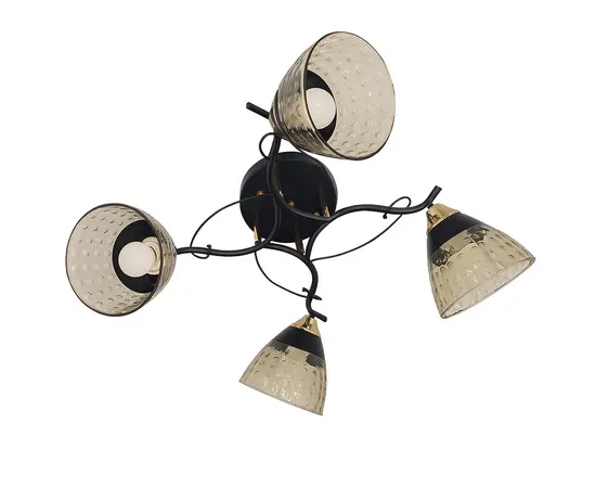 Люстра Bella Mita 4 E27 6212-4 BK+FG черный золото