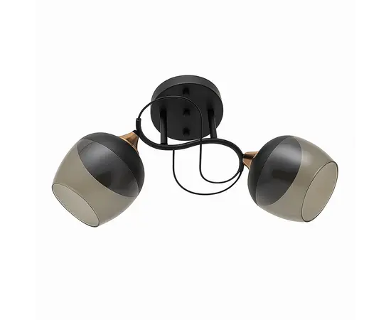 Люстра Bella Mita 2 E27 6107/2 BK+FG черный золото