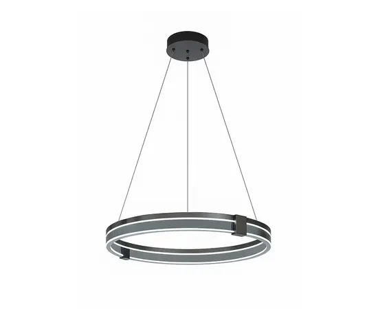 Chandelier LED 130W 3000-6500K D600-800 circle black