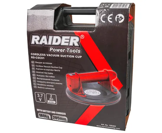 Battery suction cup with vacuum Raider RD-CSC01