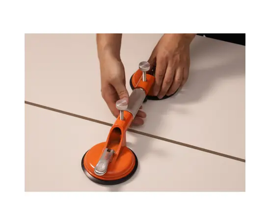 Double adjustable suction cup Tiler 8128-7