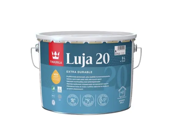 ინტერიერის საღებავი Tikkurila Luja 20 New C 9 ლ