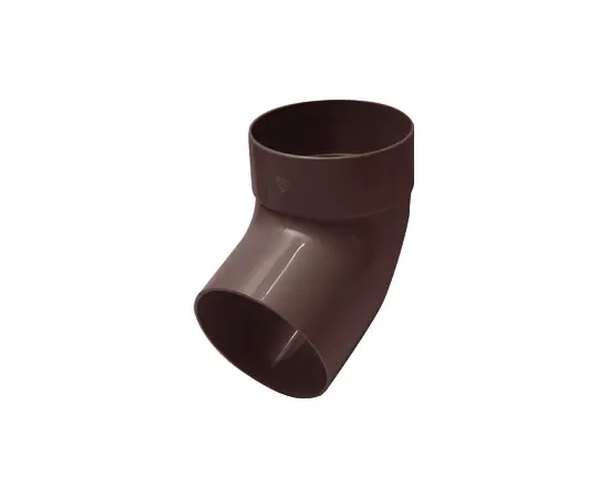 Branch pipe single coupling RainWay 100 mm 87° brown