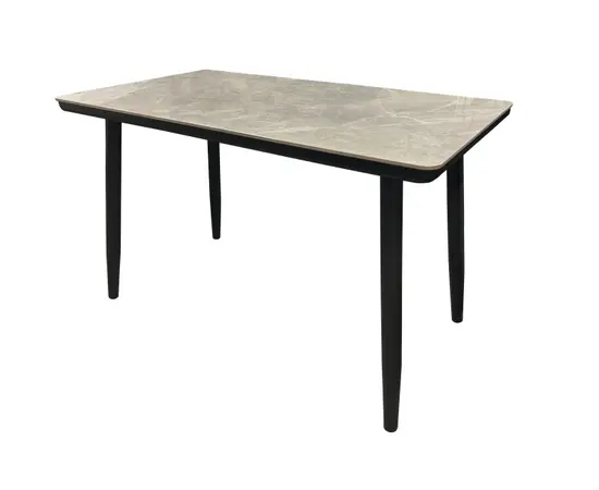 მაგიდა სამზარეულოს 120x70 სმ ნაცრისფერი