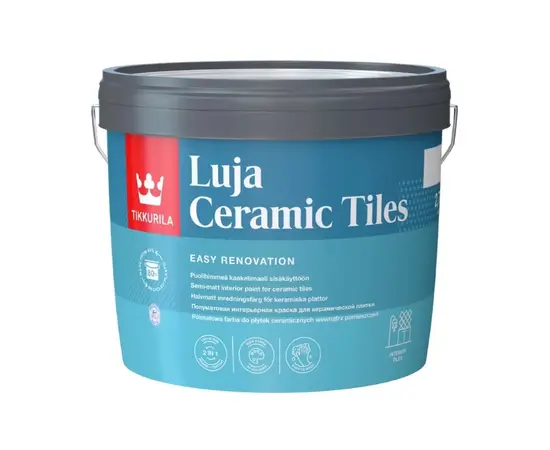 საღებავი ფილის Tikkurila Luja Ceramic Tiles C 0,9 ლ