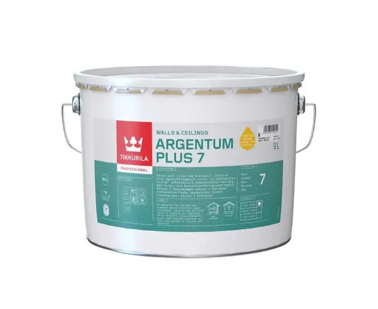 საღებავი ინტერიერის Tikkurila Argentum Plus 7 A 9 ლ