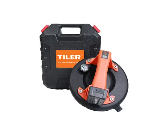 Electric suction cup with vacuum and pressure gauge Tiler 8128F-EN