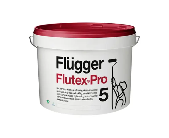 საღებავი ინტერიერის ინტენსიური წმენდისთვის Flugger Flutex Pro 5 Base 10 ლ