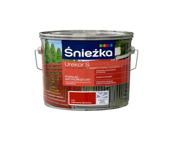 Грунт антикоррозионный для металла Sniezka Urekor S красный 2,5 л