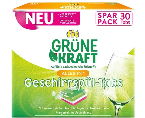 Таблетки для посудомоечной машины Grune Kraft 30 шт
