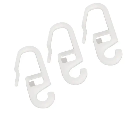 Комплект крючков Delfa СФ16.5.01.00.020 белый 20 шт