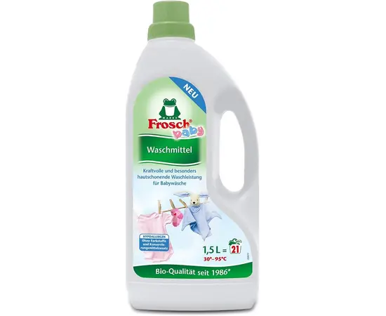 თხევადი სარეცხი საშუალება FROSCH Baby 1.5 ლ