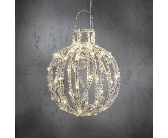 საახალწლო დეკორაცია ჭაღი აკრილზე Edelman D25 სმ