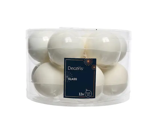 ნაძვის ხის ბურთი Baubles Glass 5 cm 12 pcs