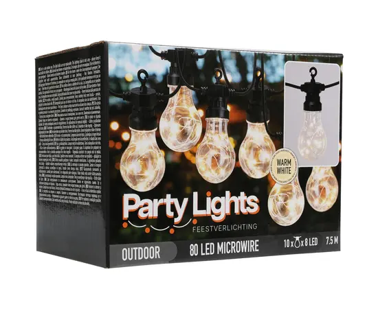 სადღესასწაულო ნათურები Koopman 80led