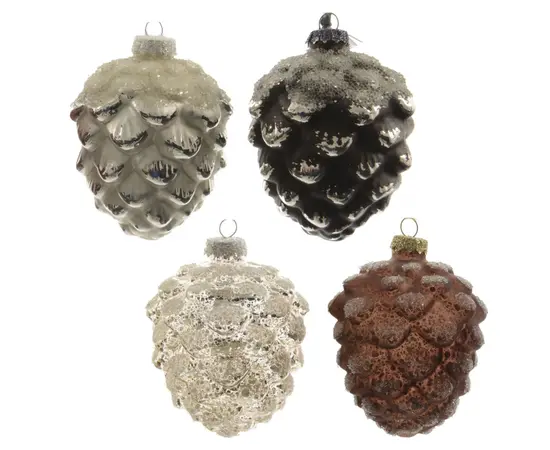 ნაძვის ხის სათამაშო გირჩები 8x8x10 სმ 1pcs