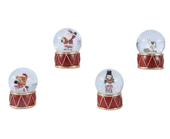 საახალწლო დეკორაცია თოვლის ბურთი Snowglobe polyresin 4.5x6 cm