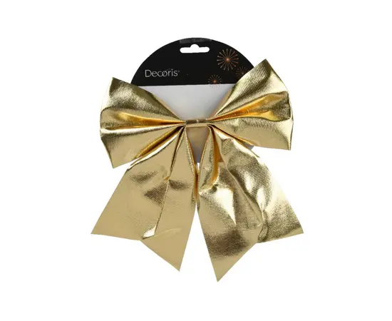 საახალწლო დეკორაცია Bow polyester 20x24 cm gold