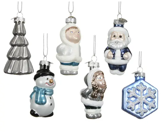 ნაძვის ხის სათამაშო 3.6x5.7x7.8 cm 1 pcs