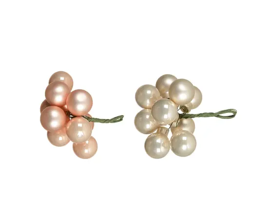 საახალწლო დეკორაცია ბურთები მავთულზე 2 სმ