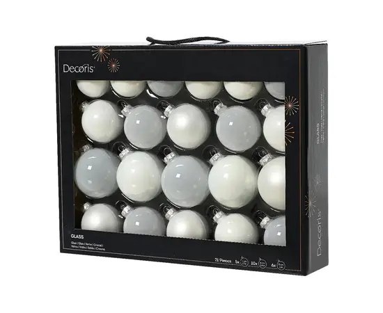 ნაძვის ხის ბურთი Bauble glass 7 cm 21 pcs