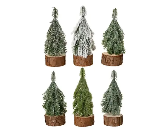 საახალწლო დეკორაცია ნაძვი Mini tree 5x11 cm green