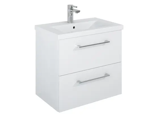 Тумба для ванной с умывальником Roma Plus 60 2DR белый