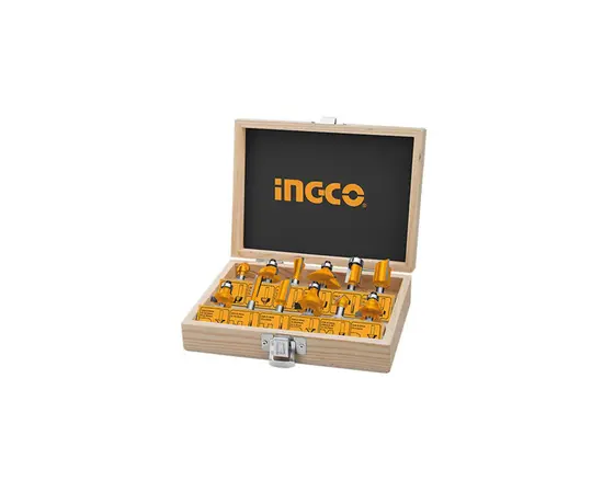 ფრეზის ნაკრები Ingco AKRT1221