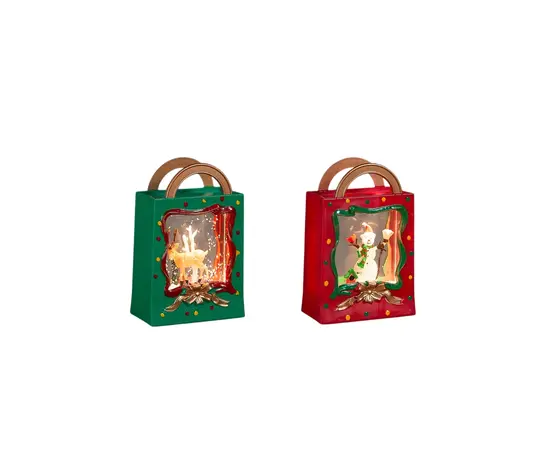 საახალწლო დეკორაცია Lantern Handbag LED განათებით