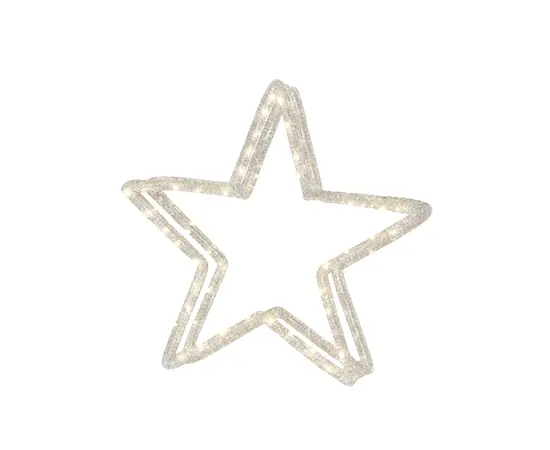 საახალწლო დეკორაცია მანათობელი ვარსკვლავი 80 LED IP44 32 x 6 x 30 სმ