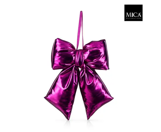 ნაძვის ხის სათამაშო ბაფთა Mica decorations 29 x 21 x 6.5 სმ ვარდისფერი