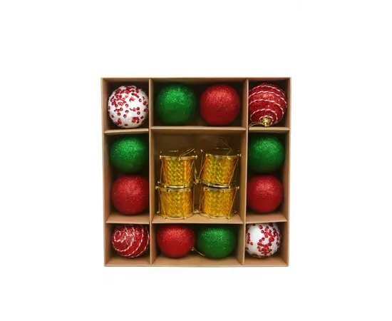 საახალწლო ნაკრები 6 სმ 16 ც