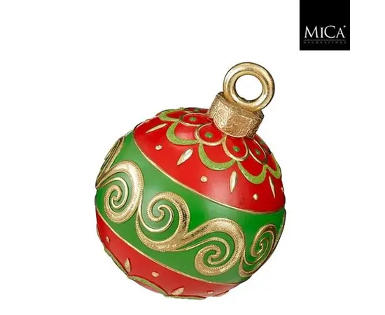 ნაძვის ხის სათამაშო ბურთი Mica Decorations 29.5 x 30.5 x 34 სმ