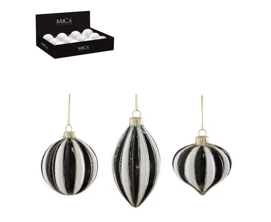 ნაძვის ხის სათამაშო Mica Decorations 8 სმ