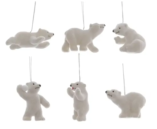 ნაძვის ხის სათამაშო დათვები 3X8.5 სმ