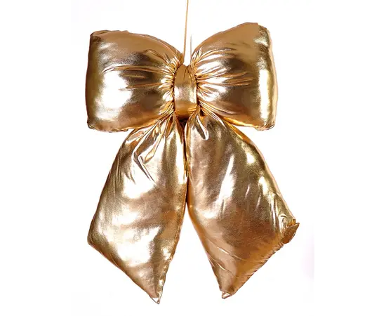 დეკორაცია ბაფთა  ოქროსფერი 24-29 სმ