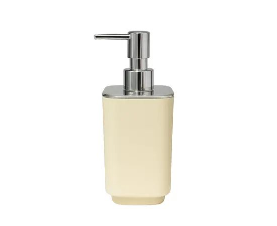 Liquid soap dispenser 16 cm beige