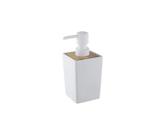 Dispenser for liquid soap Bisk Pure ceramic 06575