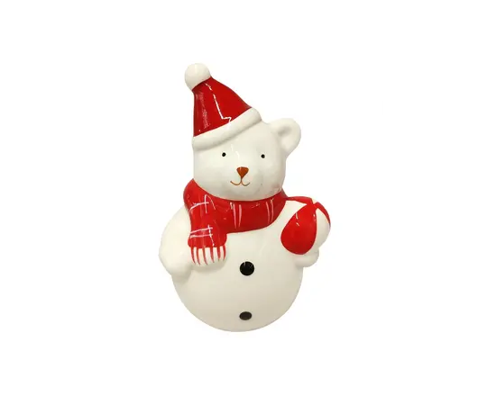 საახალწლო დეკორაცია "თოვლის ბაბუა" 9.2x7.3x12.6 სმ